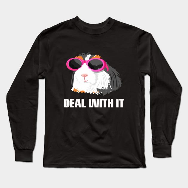 Guinea Pig deal with it | Guinea pig lover Long Sleeve T-Shirt by CathyStore